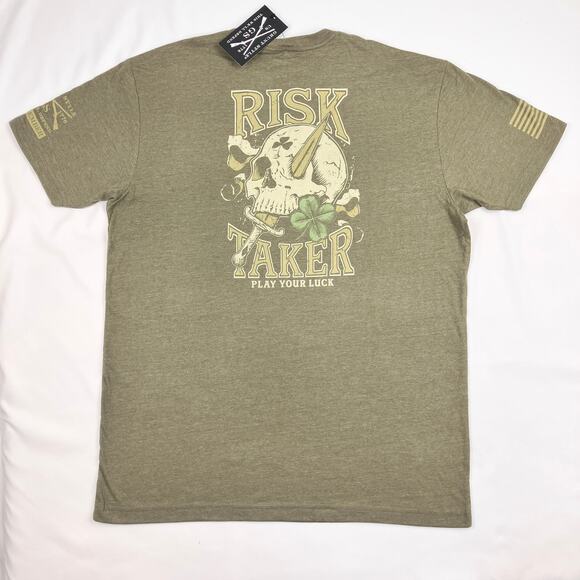 Grunt Style 2024 March Risk Taker Mens Short Sleeve Club T-Shirt - Picture 4 of 6